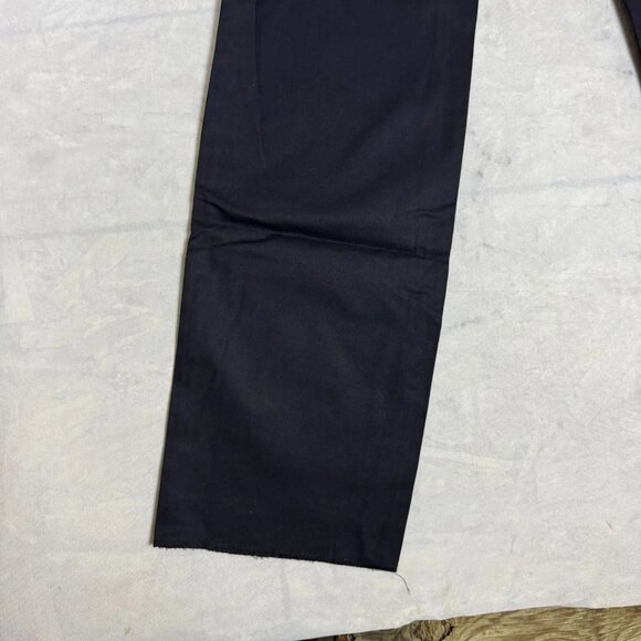 Dickies Chino Pants Womens Black Flat Front Workwear Straight Leg Size 16 UU NWT - Picture 4 of 16